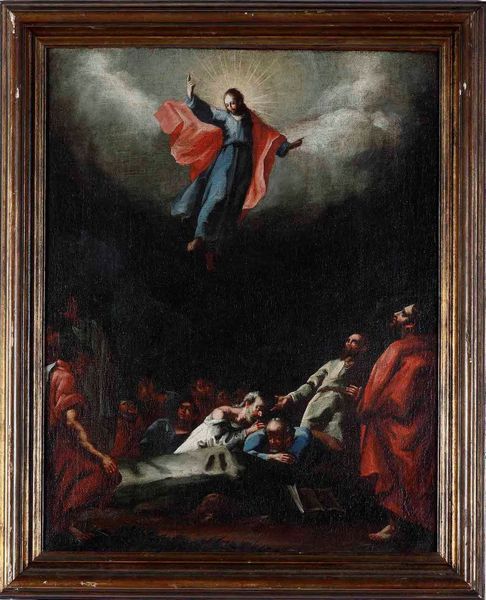 Scuola veneta del XVII secolo Ascensione  - Asta Dipinti Antichi - Associazione Nazionale - Case d'Asta italiane