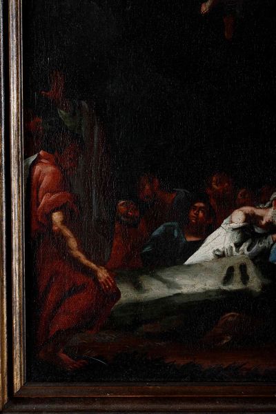 Scuola veneta del XVII secolo Ascensione  - Asta Dipinti Antichi - Associazione Nazionale - Case d'Asta italiane