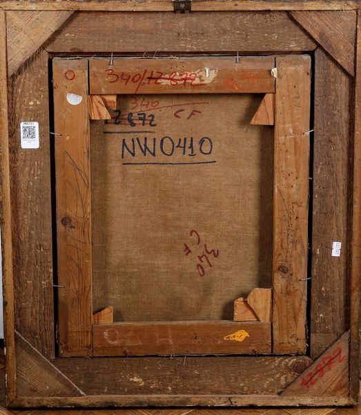 Scuola del VIII secolo Ritratto maschile  - Asta Dipinti Antichi - Associazione Nazionale - Case d'Asta italiane