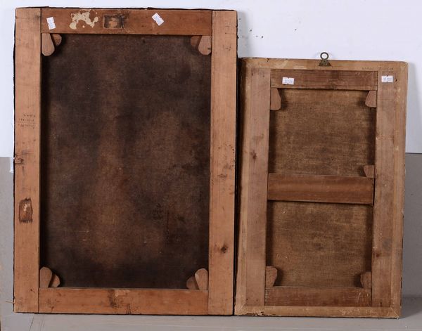 Scuola del XVIII-XIX secolo Figure femminili  - Asta Dipinti Antichi - Associazione Nazionale - Case d'Asta italiane