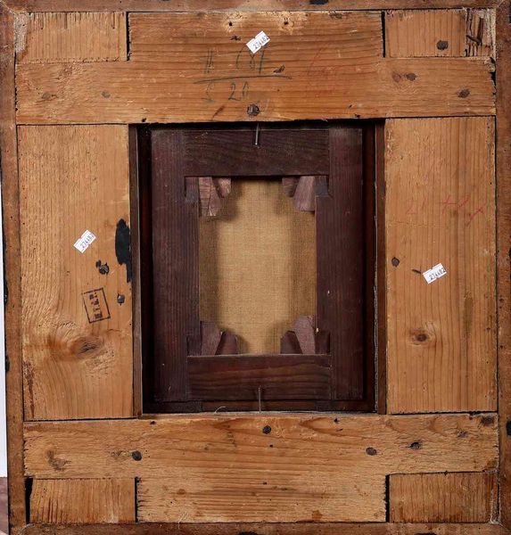 Scuola del XVIII secolo Figura a cavallo in veste orientale  - Asta Dipinti Antichi - Associazione Nazionale - Case d'Asta italiane