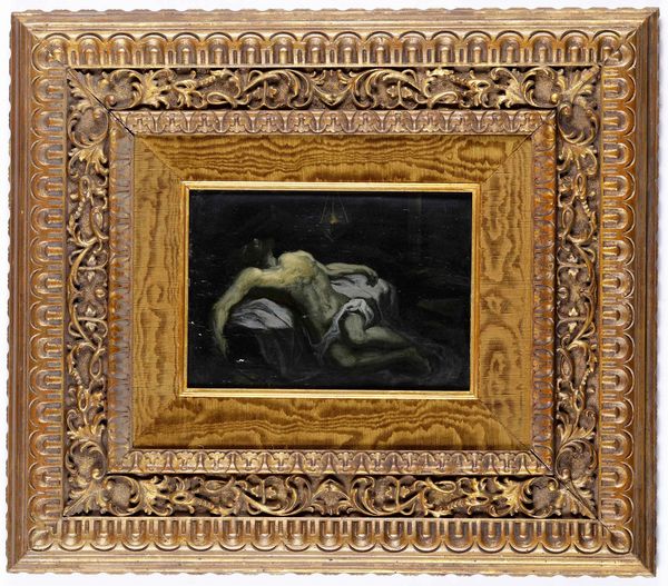 Scuola del XVII secolo Cristo morto  - Asta Dipinti Antichi - Associazione Nazionale - Case d'Asta italiane