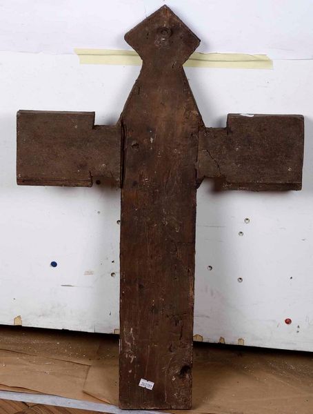 Nei modi della pittura umbra del XV secolo Crocifissione  - Asta Dipinti Antichi - Associazione Nazionale - Case d'Asta italiane