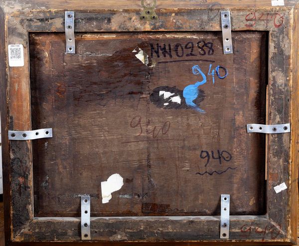 Scuola fiamminga del XVIII secolo Scena di banchetto  - Asta Dipinti Antichi - Associazione Nazionale - Case d'Asta italiane