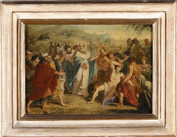 Scuola del XVIII secolo Episodi tratti dall'antichit  - Asta Dipinti Antichi - Associazione Nazionale - Case d'Asta italiane