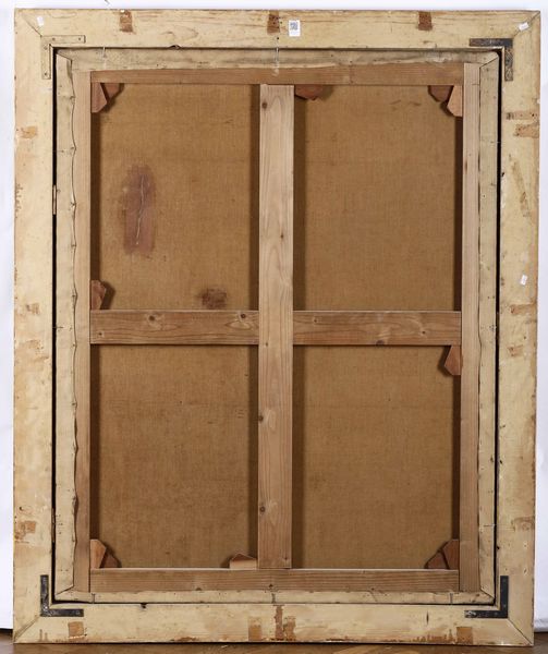 Mattia Traverso : Paesaggio con contadino e cavaliere  - Asta Dipinti Antichi - Associazione Nazionale - Case d'Asta italiane