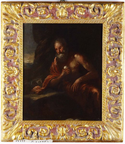 Jacopo Negretti detto Palma il Giovane, Cerchia di : San Gerolamo nel deserto  - Asta Dipinti Antichi - Associazione Nazionale - Case d'Asta italiane