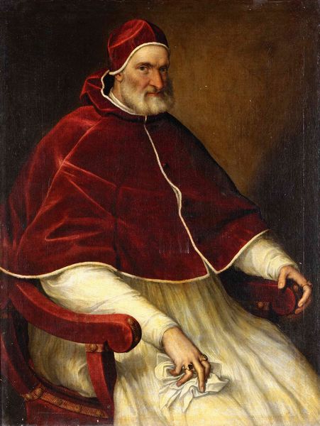Tiziano Vecellio copia da, copia da : Ritratto di papa Pio IV  - Asta Dipinti Antichi - Associazione Nazionale - Case d'Asta italiane