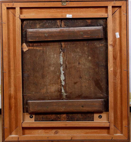 Scuola del XVI secolo Sposalizio mistico di Santa Caterina  - Asta Dipinti Antichi - Associazione Nazionale - Case d'Asta italiane