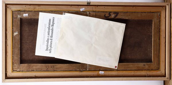 Scuola del XVIII secolo Capricci con rovine architettoniche e figure  - Asta Dipinti Antichi - Associazione Nazionale - Case d'Asta italiane