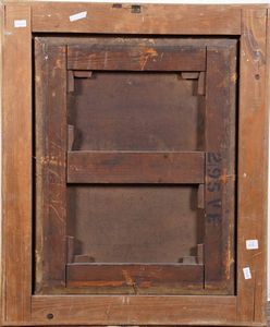 Scuola del XVIII secolo Veduta costiera con architetture e figure  - Asta Dipinti Antichi - Associazione Nazionale - Case d'Asta italiane