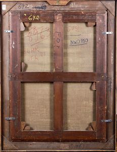 Scuola del XVIII secolo Salvator mundi  - Asta Dipinti Antichi - Associazione Nazionale - Case d'Asta italiane