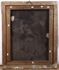 Scuola del XVII secolo Riposo durante la fuga in Egitto  - Asta Dipinti Antichi - Associazione Nazionale - Case d'Asta italiane