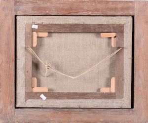 Scuola del XVIII secolo Paesaggi con contadini e pastori  - Asta Dipinti Antichi - Associazione Nazionale - Case d'Asta italiane