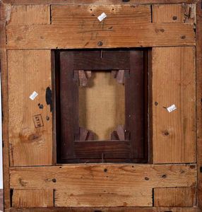 Scuola del XVIII secolo Figura a cavallo in veste orientale  - Asta Dipinti Antichi - Associazione Nazionale - Case d'Asta italiane