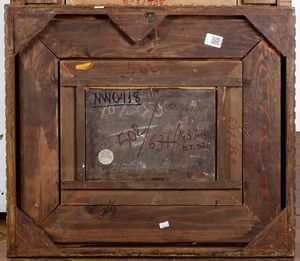 Scuola del XVII secolo Cristo morto  - Asta Dipinti Antichi - Associazione Nazionale - Case d'Asta italiane