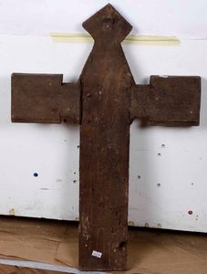 Nei modi della pittura umbra del XV secolo Crocifissione  - Asta Dipinti Antichi - Associazione Nazionale - Case d'Asta italiane