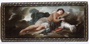 Scuola del XVIII secolo Diana addormentata  - Asta Dipinti Antichi - Associazione Nazionale - Case d'Asta italiane