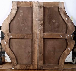 Scuola veneta del XIX secolo Coppia di pannelli con pappagallini sui rami  - Asta Dipinti Antichi - Associazione Nazionale - Case d'Asta italiane