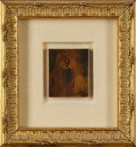 Icona raffigurante religioso, Russia, XIX secolo  - Asta Dipinti Antichi - Associazione Nazionale - Case d'Asta italiane