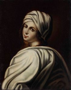 Guido Reni, copia da : Ritratto di Beatrice Cenci  - Asta Dipinti Antichi - Associazione Nazionale - Case d'Asta italiane