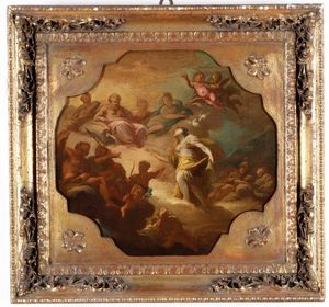 Corrado Giaquinto, Attribuito a - Scena allegorica