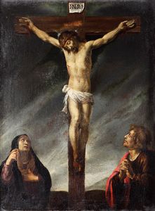 Giovanni Battista Carlone, Attribuito a - Crocifissione