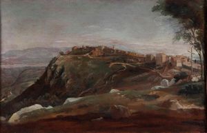 Hendrick Frans Van Lint, alla maniera di - Paesaggi con cittadelle sullo sfondo