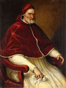 Tiziano Vecellio copia da, copia da - Ritratto di papa Pio IV