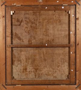 Scuola dell'Italia centrale del XVII secolo Madonna con Bambino, Sant'Anna e San Giovannino  - Asta Dipinti Antichi - Associazione Nazionale - Case d'Asta italiane