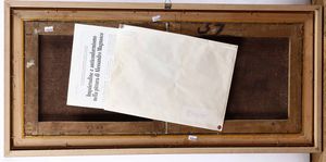 Scuola del XVIII secolo Capricci con rovine architettoniche e figure  - Asta Dipinti Antichi - Associazione Nazionale - Case d'Asta italiane