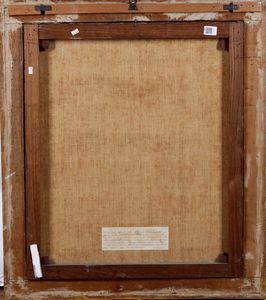 Scuola del XVIII secolo Ritratto di prelato nello studio  - Asta Dipinti Antichi - Associazione Nazionale - Case d'Asta italiane