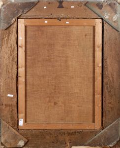 Scuola del XVIII secolo Paesano con ciotola di cibo  - Asta Dipinti Antichi - Associazione Nazionale - Case d'Asta italiane