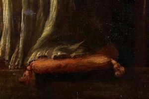 Scuola del XVII secolo San Carlo Borromeo  - Asta Dipinti Antichi - Associazione Nazionale - Case d'Asta italiane