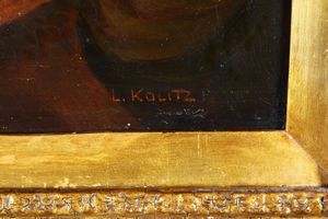 Scuola del XIX secolo Ragazzo e scimmia  - Asta Dipinti Antichi - Associazione Nazionale - Case d'Asta italiane