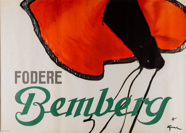 Gruau Renè : Fodere Bemberg.  - Asta POP Culture e Manifesti d'epoca - Associazione Nazionale - Case d'Asta italiane