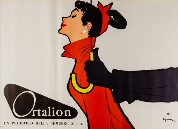 Gruau Renè : Impermeabili Ombrelli Ortalion.  - Asta POP Culture e Manifesti d'epoca - Associazione Nazionale - Case d'Asta italiane