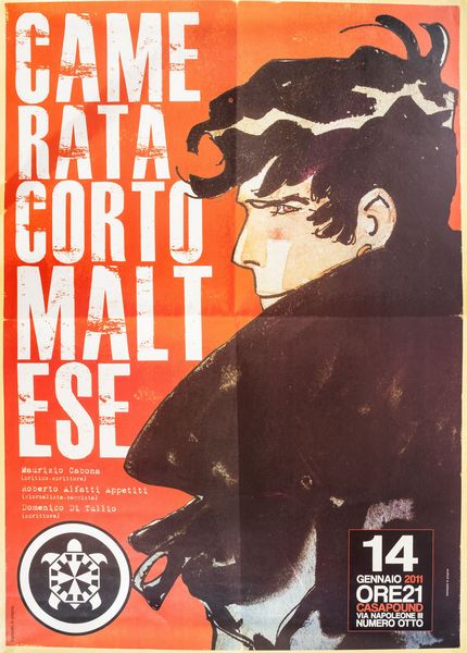 Anonimo : Camerata - Corto Maltese.  - Asta POP Culture e Manifesti d'epoca - Associazione Nazionale - Case d'Asta italiane