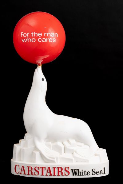 Lampada pubblicitaria Whiskey Carstairs.  - Asta POP Culture e Manifesti d'epoca - Associazione Nazionale - Case d'Asta italiane