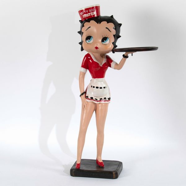 Statua Betty Boop cameriera.  - Asta POP Culture e Manifesti d'epoca - Associazione Nazionale - Case d'Asta italiane