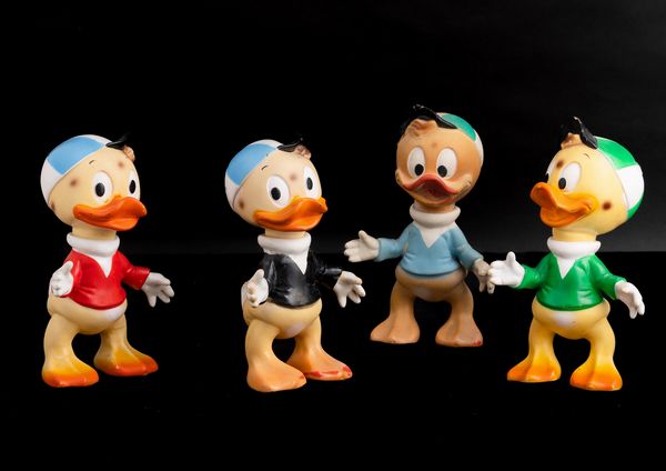 Qui, Quo, Qua e Qui versione nera raro.  - Asta POP Culture e Manifesti d'epoca - Associazione Nazionale - Case d'Asta italiane