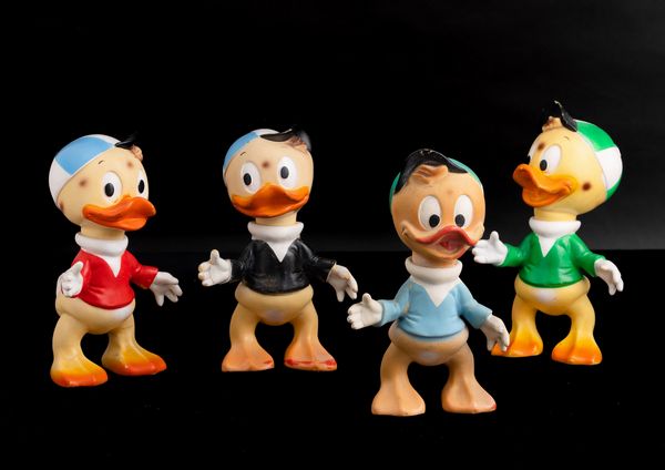 Qui, Quo, Qua e Qui versione nera raro.  - Asta POP Culture e Manifesti d'epoca - Associazione Nazionale - Case d'Asta italiane