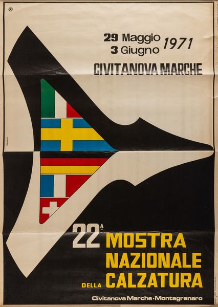 Anonimo : 22 Mostra Internazionale della Calzatura- ENIT.  - Asta POP Culture e Manifesti d'epoca - Associazione Nazionale - Case d'Asta italiane