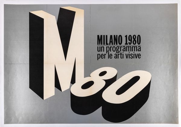 Anonimo : Milano - Arti Visive 1980.  - Asta POP Culture e Manifesti d'epoca - Associazione Nazionale - Case d'Asta italiane