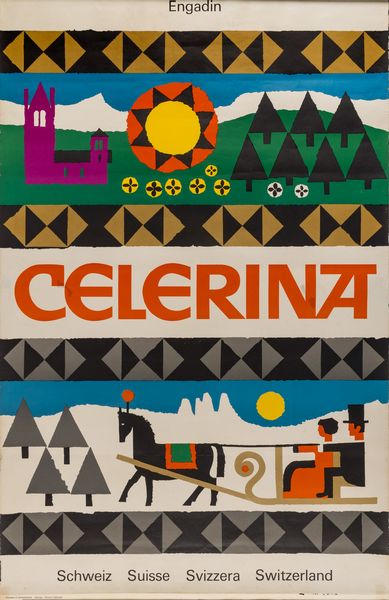 Robert Geisser : Celerina - Engadin.  - Asta POP Culture e Manifesti d'epoca - Associazione Nazionale - Case d'Asta italiane