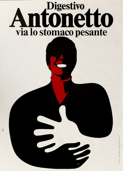 Armando Testa : Digestivo Antonetto Uomo.  - Asta POP Culture e Manifesti d'epoca - Associazione Nazionale - Case d'Asta italiane