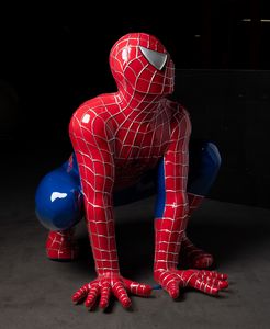Statua Spiderman.  - Asta POP Culture e Manifesti d'epoca - Associazione Nazionale - Case d'Asta italiane