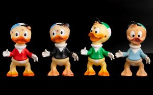 Qui, Quo, Qua e Qui versione nera raro.  - Asta POP Culture e Manifesti d'epoca - Associazione Nazionale - Case d'Asta italiane