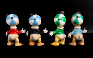 Qui, Quo, Qua e Qui versione nera raro.  - Asta POP Culture e Manifesti d'epoca - Associazione Nazionale - Case d'Asta italiane