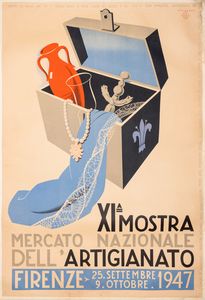 G. Piombanti - Mercato Nazionale dellArtigianato - Firenze 1947.